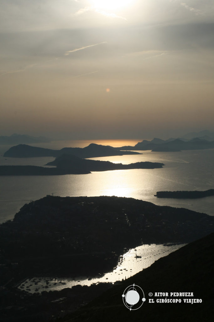 Islas Elafiti desde el cable Car en lo alto de Dubrovnik