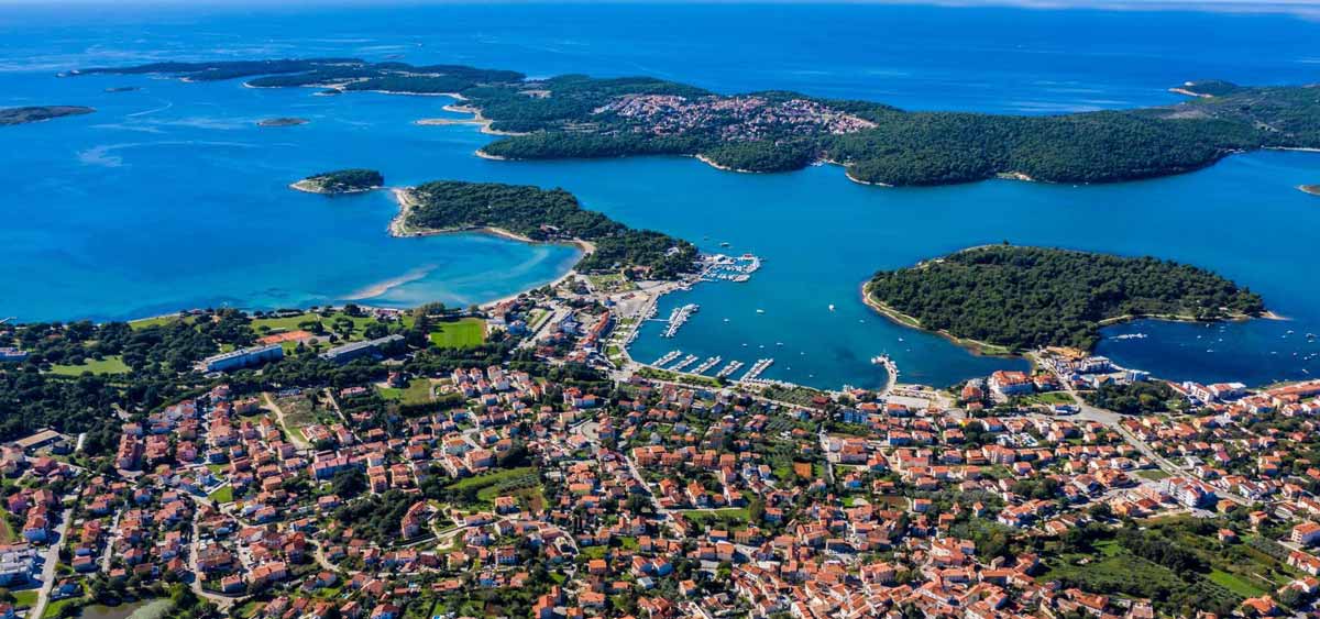 Vista de la Riviera de Medulin